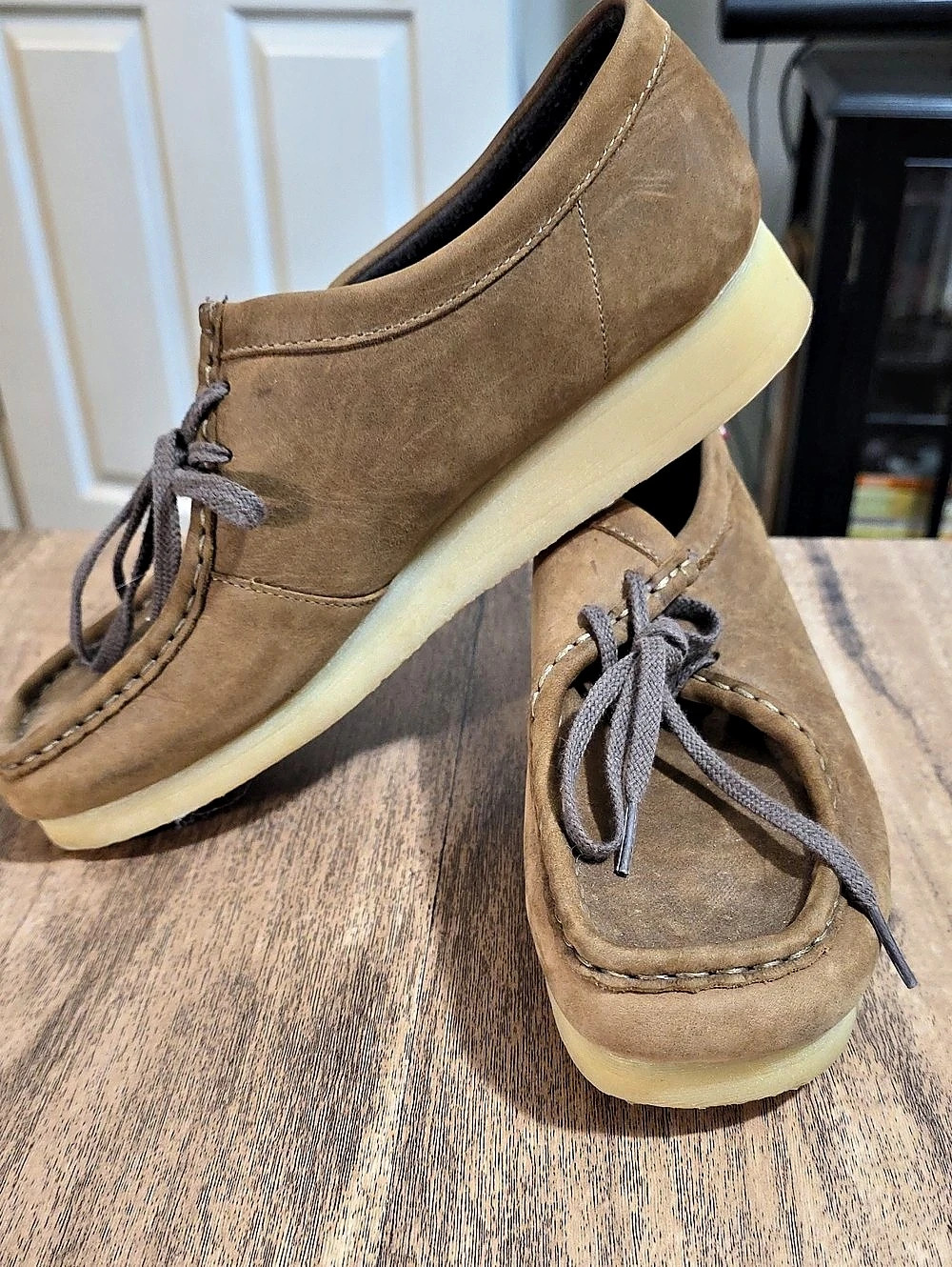 Leather Clarks Originals Wallabee Shoes